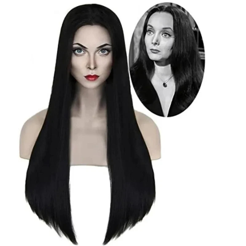 Morticia Addams Wig